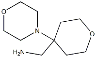 1-(4-MORPHOLIN-4-YLTETRAHYDRO-2H-PYRAN-4-YL)METHANAMINE Structure