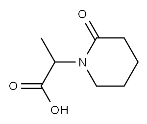 2-(2-OXOPIPERIDIN-1-YL)PROPANOIC ACID Structure