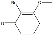 2-BROMO-3-METHOXYCYCLOHEX-2-EN-1-ONE Struktur