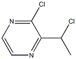 2-CHLORO-3-(1-CHLOROETHYL)PYRAZINE 结构式