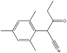 2-MESITYL-3-OXOPENTANENITRILE 化学構造式
