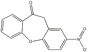 2-NITRODIBENZO[B,F]OXEPIN-10(11H)-ONE,,结构式