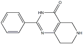 2-PHENYL-5,6,7,8-TETRAHYDROPYRIDO[4,3-D]PYRIMIDIN-4(3H)-ONE 结构式