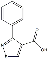 3-PHENYLISOTHIAZOLE-4-CARBOXYLIC ACID 结构式