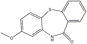 8-METHOXY-10H-DIBENZO[B,F][1,4]THIAZEPIN-11-ONE Struktur