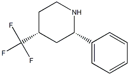 CIS-2-PHENYL-4-(TRIFLUOROMETHYL)PIPERIDINE Struktur
