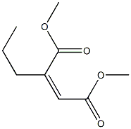 DIMETHYL (2Z)-2-PROPYLBUT-2-ENEDIOATE Structure
