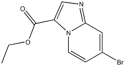 ETHYL 7-BROMOIMIDAZO[1,2-A]PYRIDINE-3-CARBOXYLATE Structure