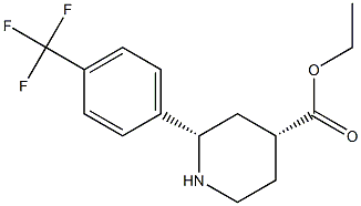 ETHYL CIS-2-[4-(TRIFLUOROMETHYL)PHENYL]PIPERIDINE-4-CARBOXYLATE|