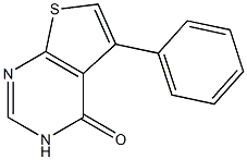 5-phenyl-3,4-dihydrothieno[2,3-d]pyrimidin-4-one Structure