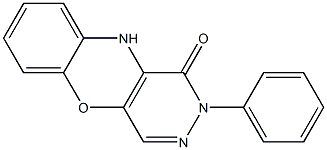 2-phenyl-2,10-dihydro-1H-benzo[b]pyridazino[4,5-e][1,4]oxazin-1-one Structure