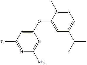 4-chloro-6-(5-isopropyl-2-methylphenoxy)pyrimidin-2-amine