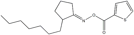 2-({[(2-heptylcyclopentylidene)amino]oxy}carbonyl)thiophene|