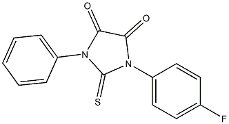 1-(4-fluorophenyl)-3-phenyl-2-thioxoimidazolidine-4,5-dione