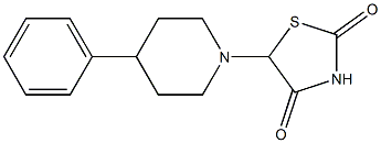 5-(4-phenylpiperidino)-1,3-thiazolane-2,4-dione Structure
