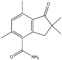 2,2,5,7-tetramethyl-1-oxoindane-4-carboxamide
