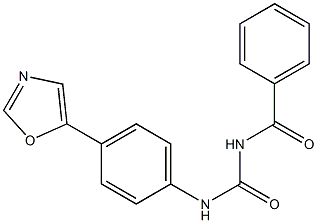 N-benzoyl-N'-[4-(1,3-oxazol-5-yl)phenyl]urea