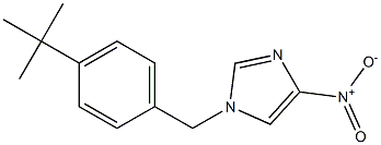1-[4-(tert-butyl)benzyl]-4-nitro-1H-imidazole 结构式