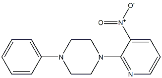 1-(3-nitro-2-pyridinyl)-4-phenylpiperazine Structure