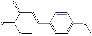 methyl 4-(4-methoxyphenyl)-2-oxo-3-butenoate Structure