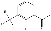 1-[2-fluoro-3-(trifluoromethyl)phenyl]ethan-1-one 化学構造式