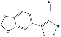 4-(1,3-benzodioxol-5-yl)-1H-1,2,3-triazole-5-carbonitrile