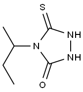 4-(sec-butyl)-5-thioxo-1,2,4-triazolan-3-one Struktur