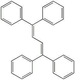1-(1,4,4-triphenylbuta-1,3-dienyl)benzene Struktur