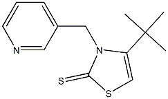 4-(tert-butyl)-3-(3-pyridylmethyl)-2,3-dihydro-1,3-thiazole-2-thione