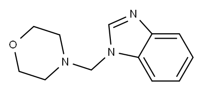 4-(1H-benzo[d]imidazol-1-ylmethyl)morpholine 结构式