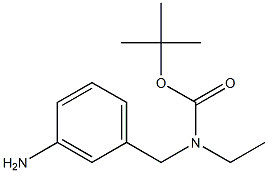 tert-butyl 3-aminobenzyl(ethyl)carbamate Structure