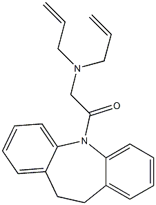 2-(diallylamino)-1-(10,11-dihydro-5H-dibenzo[b,f]azepin-5-yl)-1-ethanone Structure