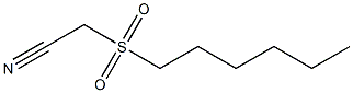 2-(hexylsulfonyl)acetonitrile 结构式