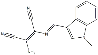 (Z)-2-amino-3-{[(E)-(1-methyl-1H-indol-3-yl)methylidene]amino}-2-butenedinitrile