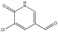 5-chloro-6-oxo-1,6-dihydro-3-pyridinecarbaldehyde 化学構造式
