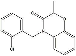 4-(2-chlorobenzyl)-2-methyl-2H-1,4-benzoxazin-3(4H)-one Structure