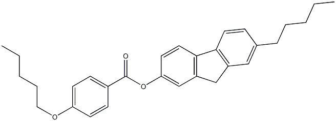 7-pentyl-9H-fluoren-2-yl 4-(pentyloxy)benzoate