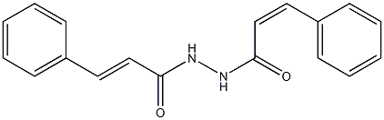 (Z)-3-phenyl-N'-[(E)-3-phenyl-2-propenoyl]-2-propenohydrazide Struktur