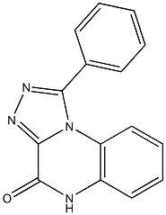 1-phenyl[1,2,4]triazolo[4,3-a]quinoxalin-4(5H)-one Struktur