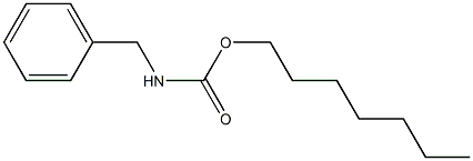 heptyl N-benzylcarbamate 结构式