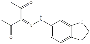 3-[2-(1,3-benzodioxol-5-yl)hydrazono]pentane-2,4-dione