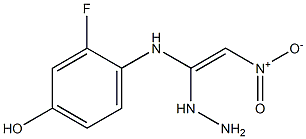 3-fluoro-4-[(1-hydrazino-2-nitrovinyl)amino]benzenol