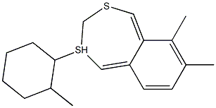 6,7-dimethyl-2-(2-methylcyclohexyl)dihydro-[5,6]-benz-1,3-dithiepin