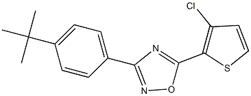 3-[4-(tert-butyl)phenyl]-5-(3-chloro-2-thienyl)-1,2,4-oxadiazole