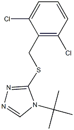 4-(tert-butyl)-3-[(2,6-dichlorobenzyl)thio]-4H-1,2,4-triazole