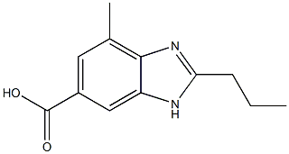 1H-BENZIMIDAZOLE-6-CARBOXYLIC ACID, 4-METHYL-2-PROPYL