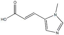 (E)-3-(1-methyl-1H-imidazol-5-yl)acrylic acid Structure