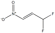 (E)-3,3-difluoro-1-nitroprop-1-ene Struktur