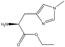 (S)-ethyl 2-amino-3-(1-methyl-1H-imidazol-4-yl)propanoate Structure