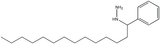 1-(1-phenyltetradecyl)hydrazine Structure